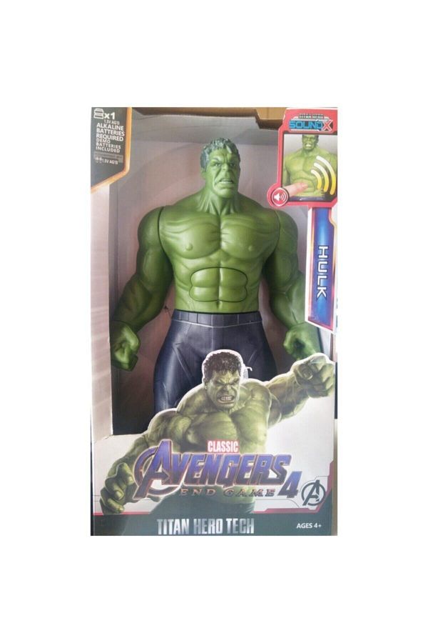 AVENGERS 30cm Hulk Figure with Sound and Light Trendyol