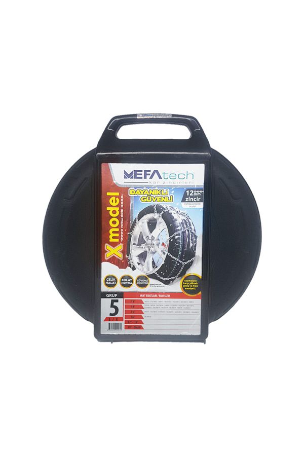 MEFATECH-195/50/14 X5 Tactical Auto Vehicle Rubber Chain 1
