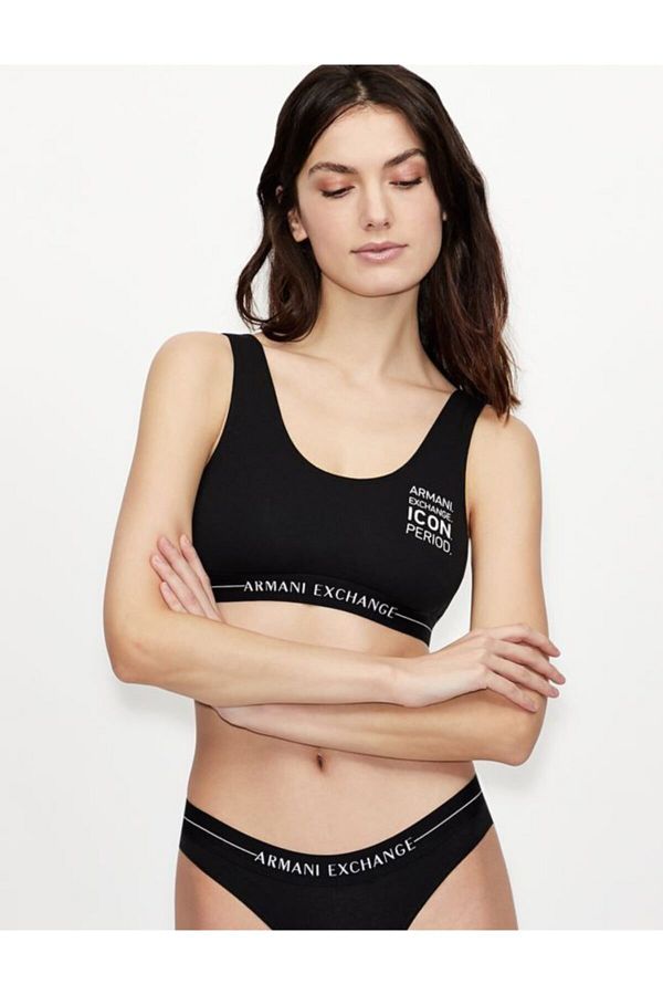 Armani Exchange Sports Bra Black Sportswear Trendyol