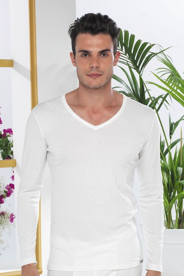V neck long underwear cheap