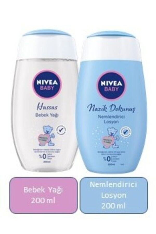 Nivea Baby Bebek Yağı 200ml & Nemlendirici Losyon 200ml