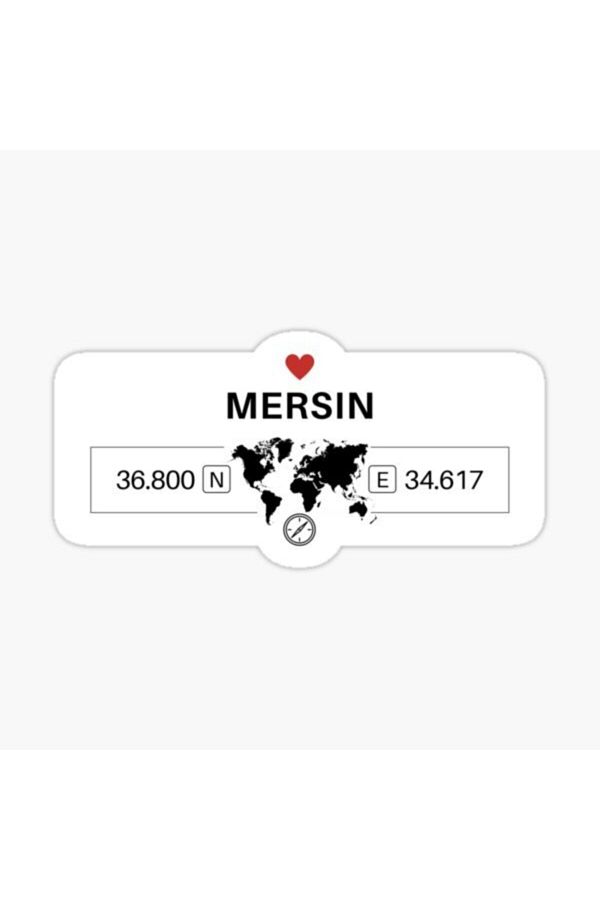 TSC-17cm Map Sticker Auto Tekirdağ Gps Car Paste 1