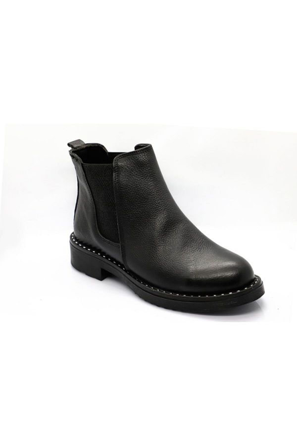 Dexter Ankle Boots Black Flat Trendyol