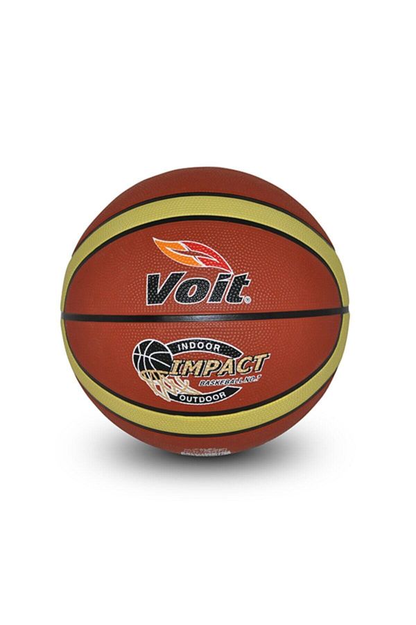Voit-Impact Brown Λευκή Μπάλα Μπάσκετ N6 1