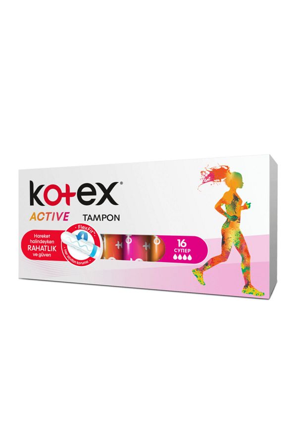 Kotex-Active Super Bumper 16 Pieces 1