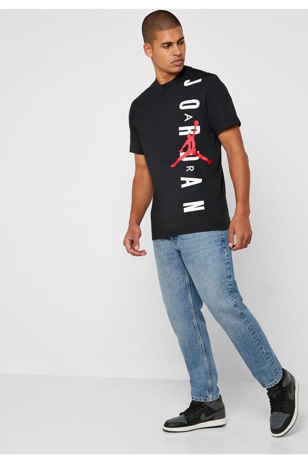 Nike Air Jordan Vertical Men s Black T shirt Da9622 010 Trendyol