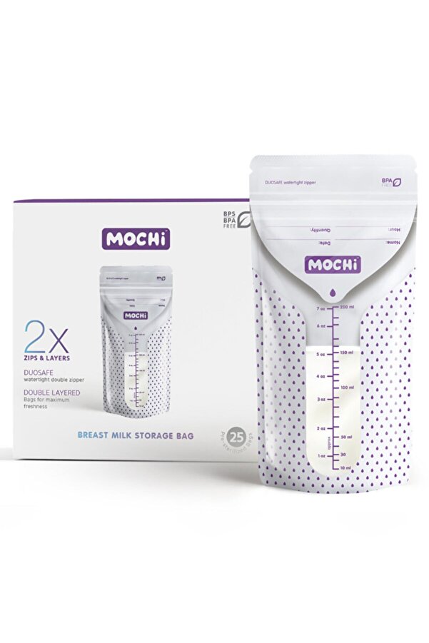 Mochi Mochı Anne Sütü Poşeti 200ml 25 Adet