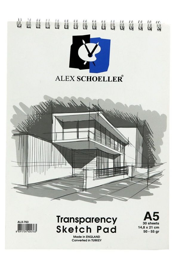 Alex Schoeller-Transparency Sketch Pad A5 Tracing Drawing Pad 1