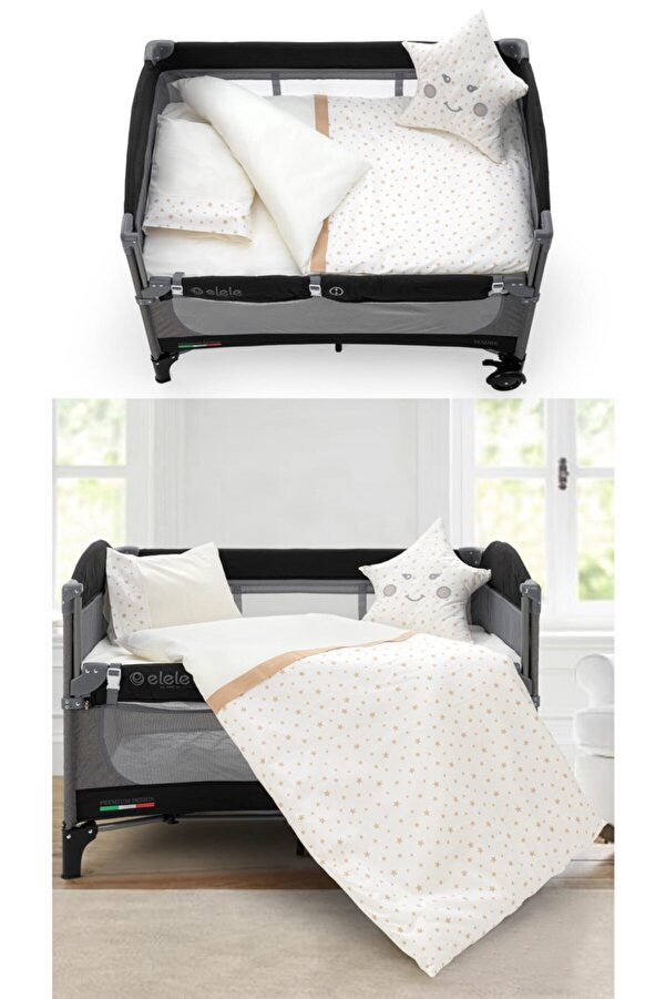Elele Life Bonita 6 Parça Park Yatak Bebek Uyku Seti