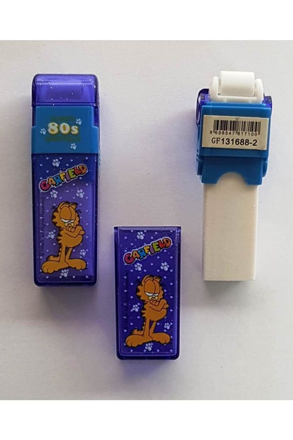 Dolphin-Garfield Cylinder Eraser with Lid 1