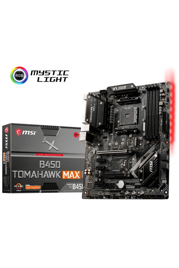 MSI B450 Tomahawk Max Ii Ddr4 3466mhz oc Hdmi M.2 Atx Rgb Am4 Trendyol