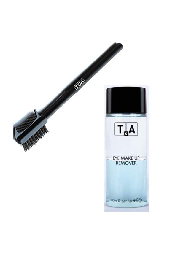 TCA Studio Make Up-Tca Studio Make-up Eyebrow Brush + Eye Make-up Removal 2 Pack 1