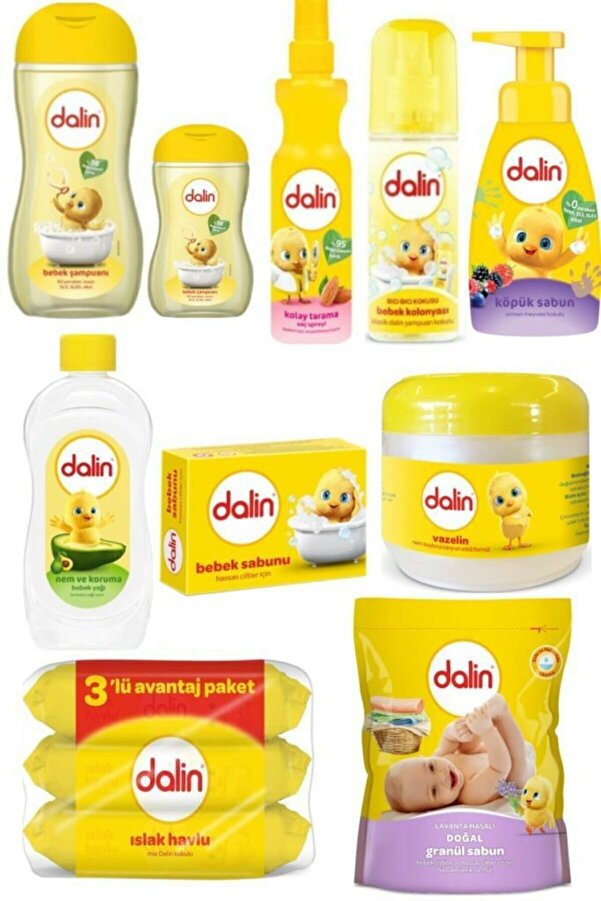 Dalin Bebek Bakım Seti 10 Parça