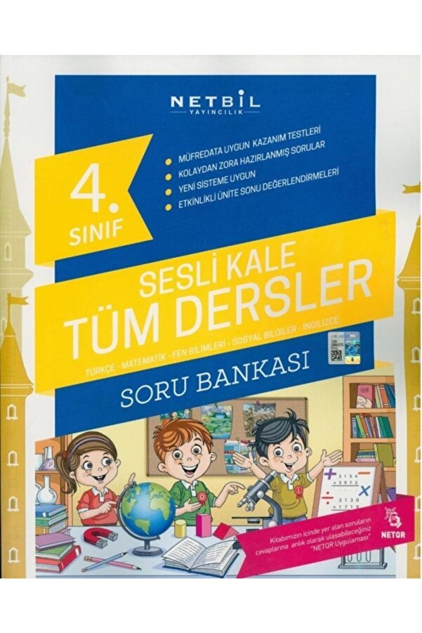 Netbil Yayınları 4. Sınıf Sesli Kale Tüm Dersler Soru Bankası