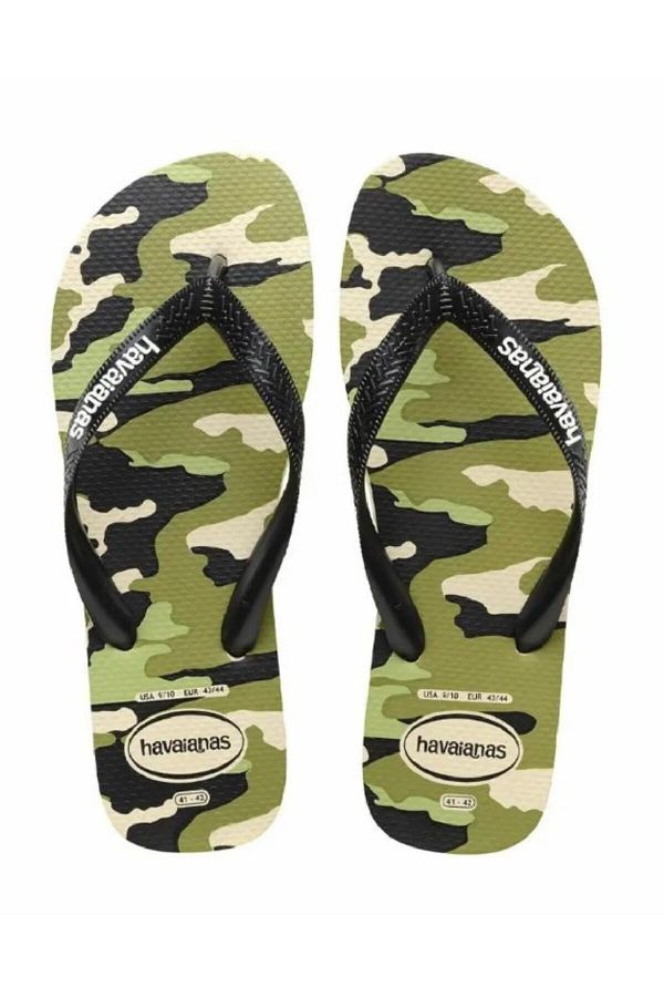 Havaianas Men s Green Camouflage Slippers Trendyol