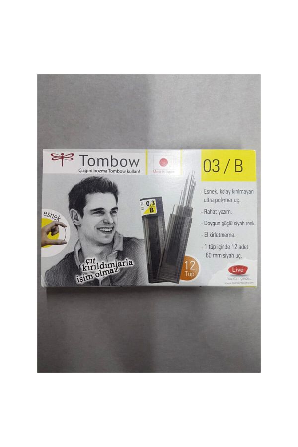 Tombow-12 Pack Min (CALEM TIP) - 0.3 B Graduated 1