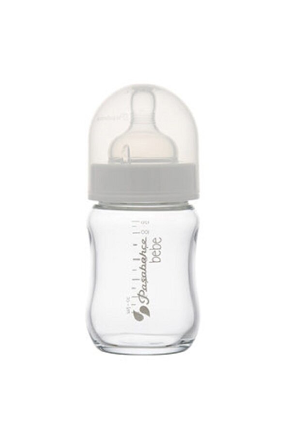 Paşabahçe Isıya Dayanıklı Cam Biberon 120 ml M (6+)