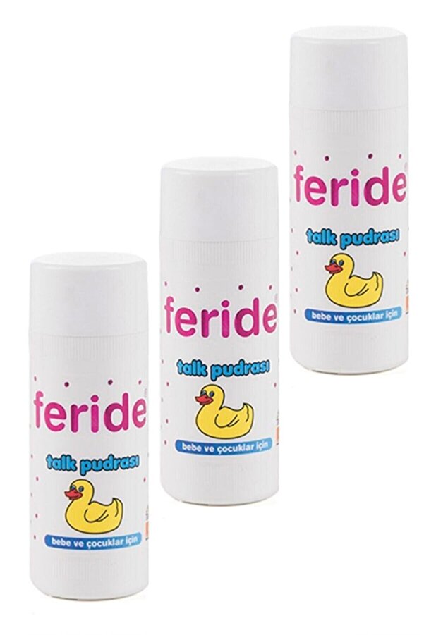 Feride Bebek Pudrası 3'lü Pudra