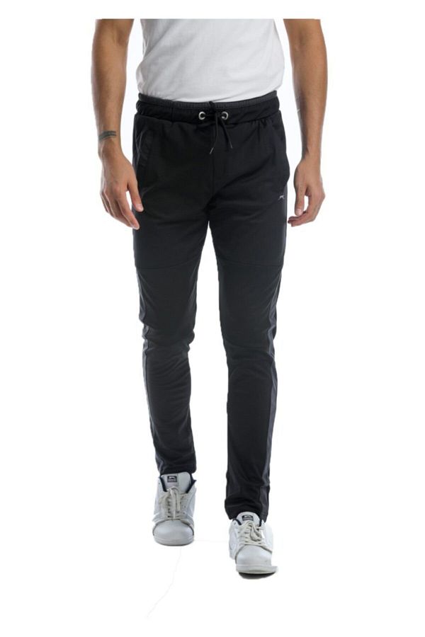Slazenger-Men's Black Oxford Sweatpants - St21Pe128-500 1