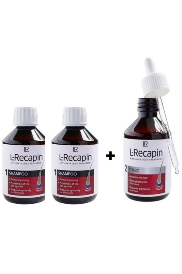 LR-L-recapin Anti-Shampoo - Spill, 2x200 ml Recapin Tonic 1