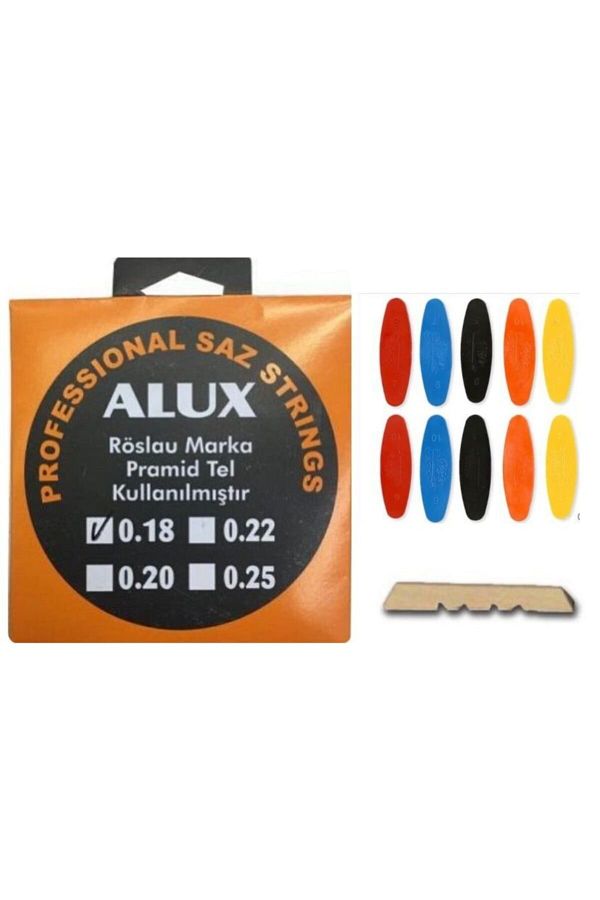 Alux-Şenses Music 0.18 Professional Short Handle Pyramid String Set + 10 Numbers + Threshold 1