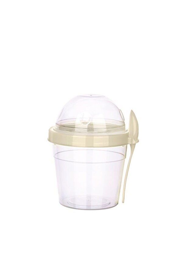 Cosiness Hazneli Kaşıklı Yoğurt Ve Mama Saklama Kabı 500 Ml
