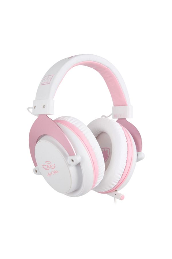 Sades-Sa-723 Wired Multi-Platform Gaming Headset with Mpower Microphone - Pink 1