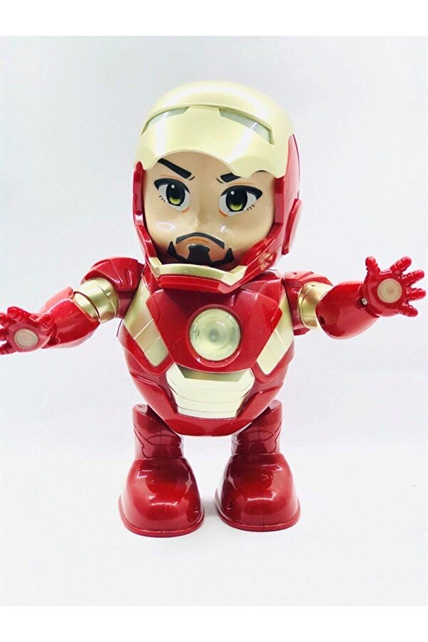 AVENGERS Iron Man Işıklı Müzikli Dans Eden Robot Oyuncak