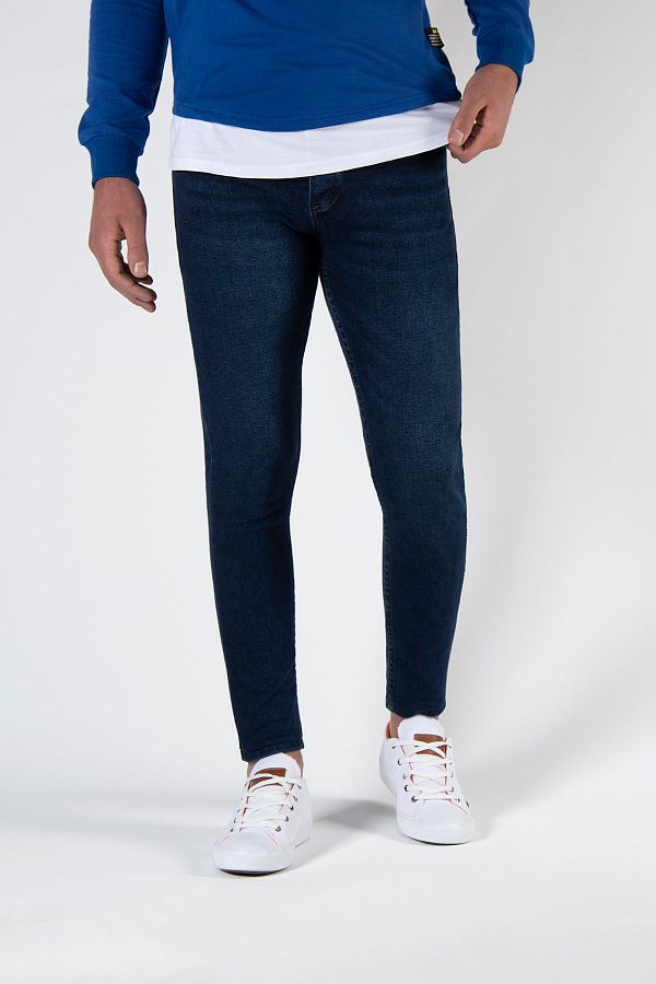 VEAVEN-Men's Blue Slim Fit Jeans Pants Vavn9k-2100318 1