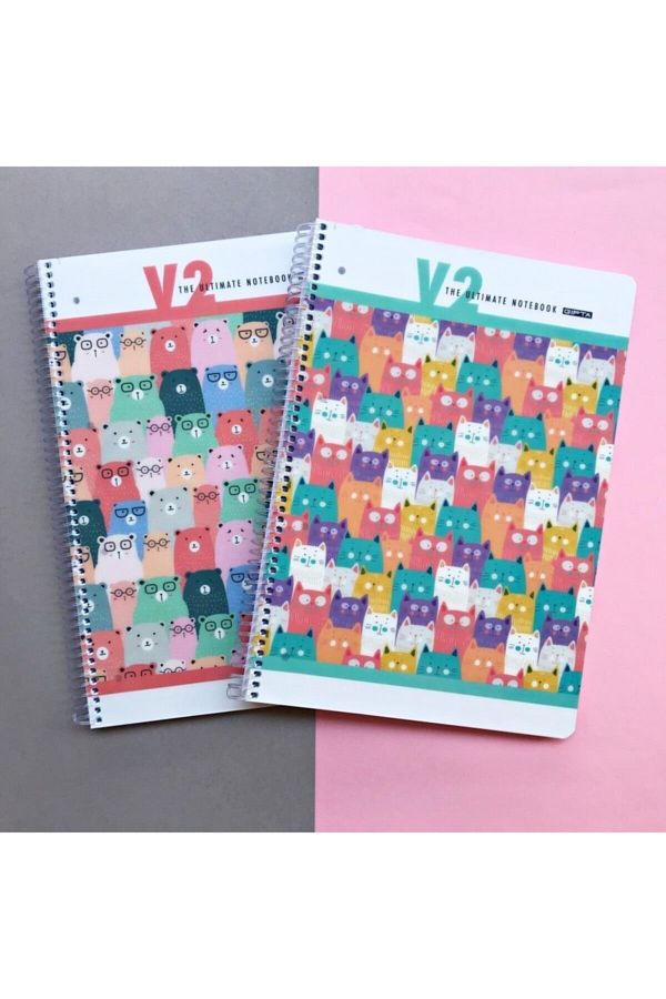Gıpta-V2 Spiral A4 100 Sheets Checked Notebook 1