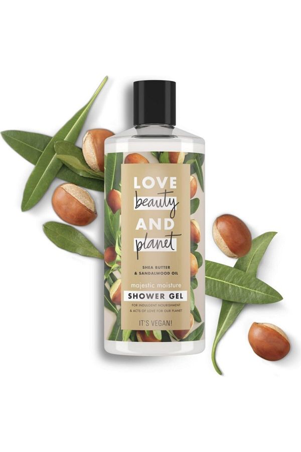 Love Beauty and Planet-Shea Butter and Sandalwood - Vegan Shower Gel 400 Ml 1