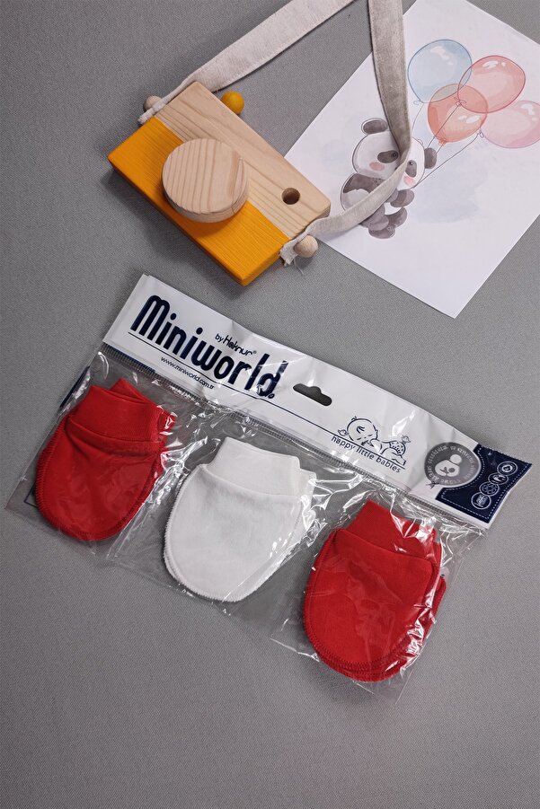 Miniworld Yeni Doğan Bebek Eldiveni 3lü