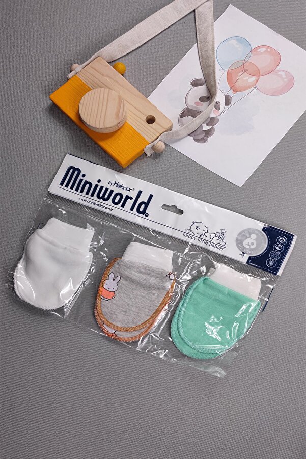 Miniworld Yeni Doğan Bebek Eldiveni 3lü