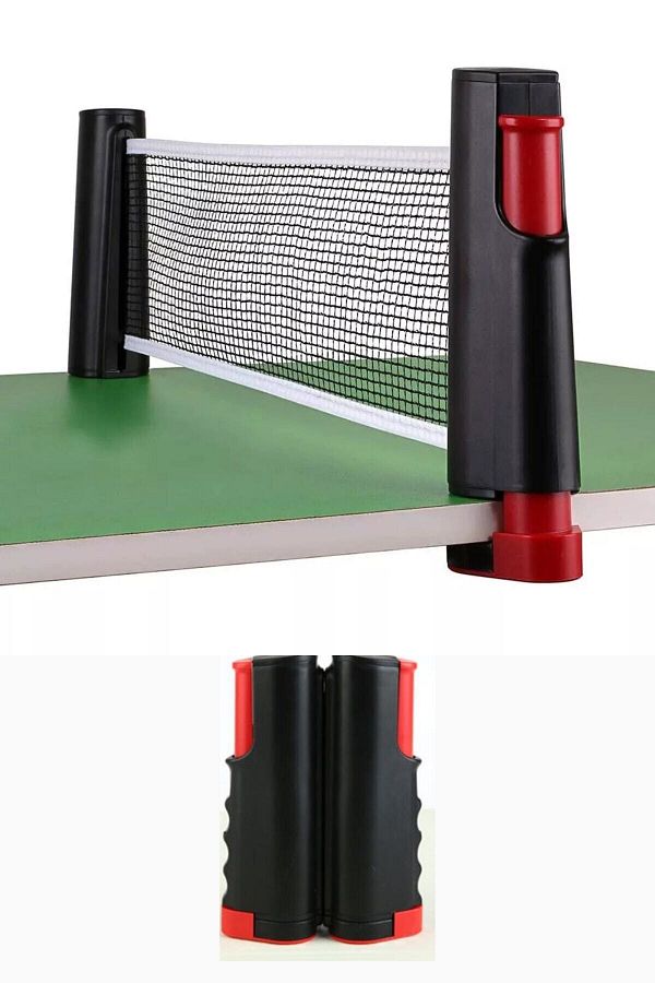 Buffer-Non-Slip Telescopic Ping Pong Table Tennis Net - Portable Apparatus 1