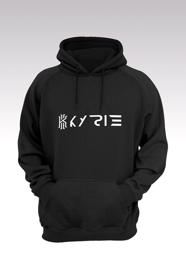 King Crow Oversize Kyrie Irving 94 Black Hooded Sweatshirt Hoodie. Trendyol
