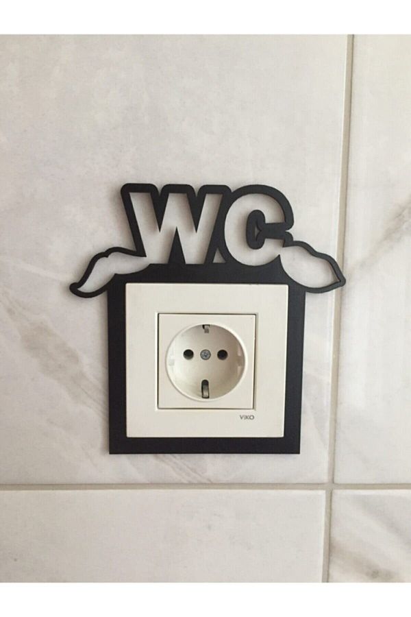 TVS LAZER TASARIM-Decoration Toilet Socket Frame WC Socket Holder Frame 1
