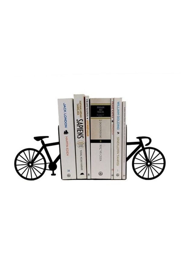 thorqtech-Bicycle Patterned Book Holder Bycle Bookshelf Book Support 1