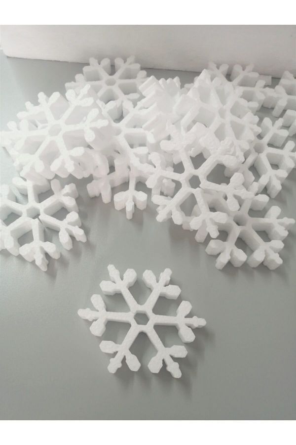 Oyd strafor-Styrofoam Snowflake 10 cm 10 Pieces 1