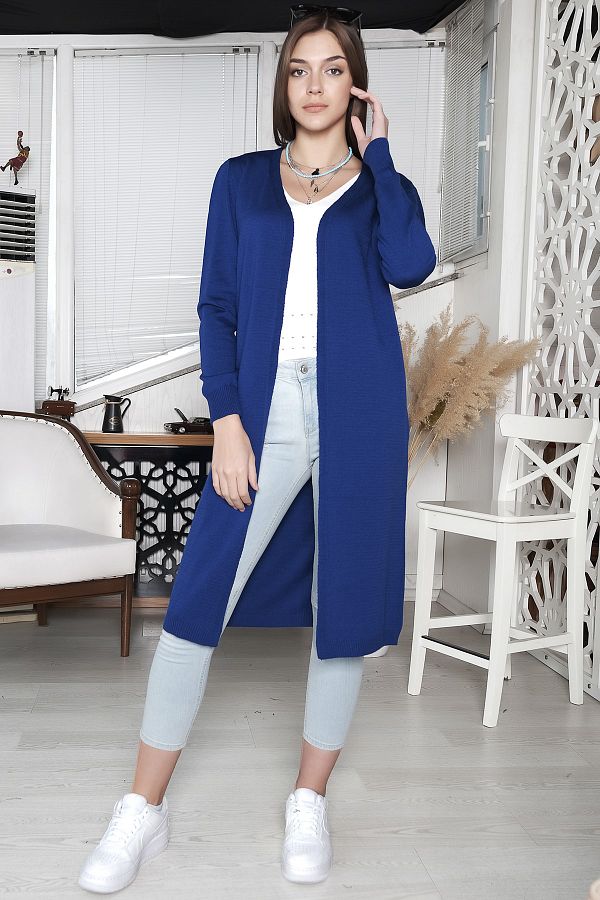 AVORWE Long Model Thin Knitwear Cardigan Trendyol