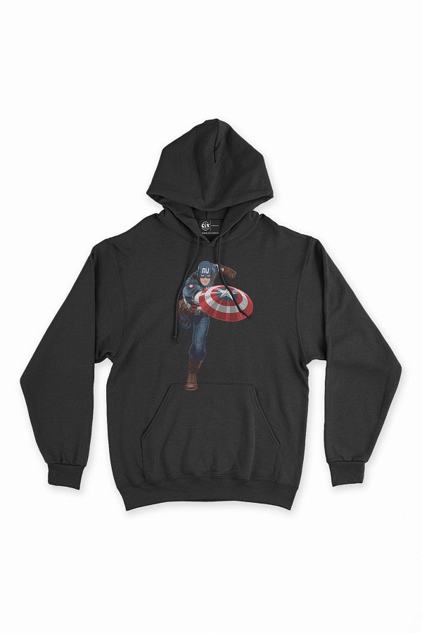 Cix-Captain America Hooded Sweatshirt Hoodie 1