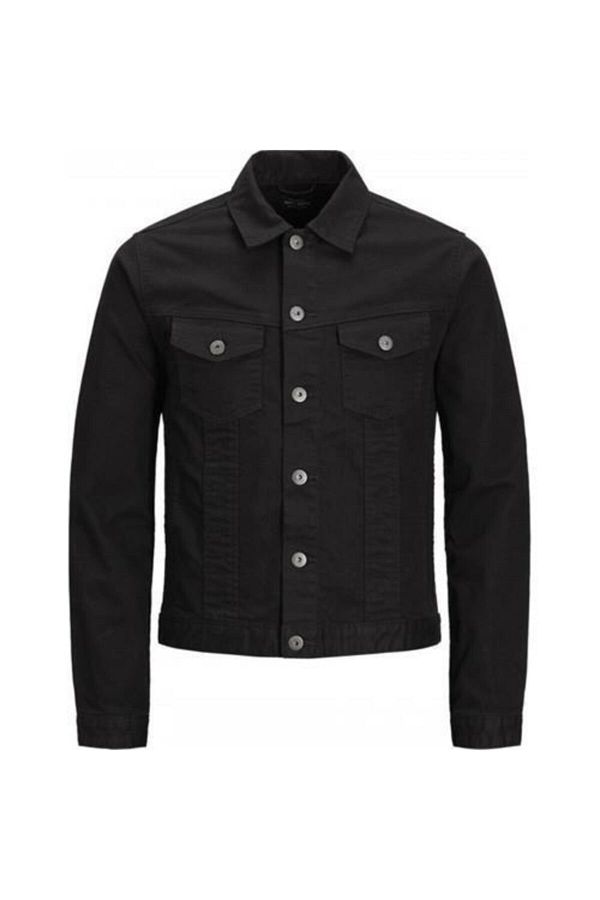Jack Jones Men s Black Jean Jacket Alvin JJ Jacket AKM 528 12136319 Trendyol