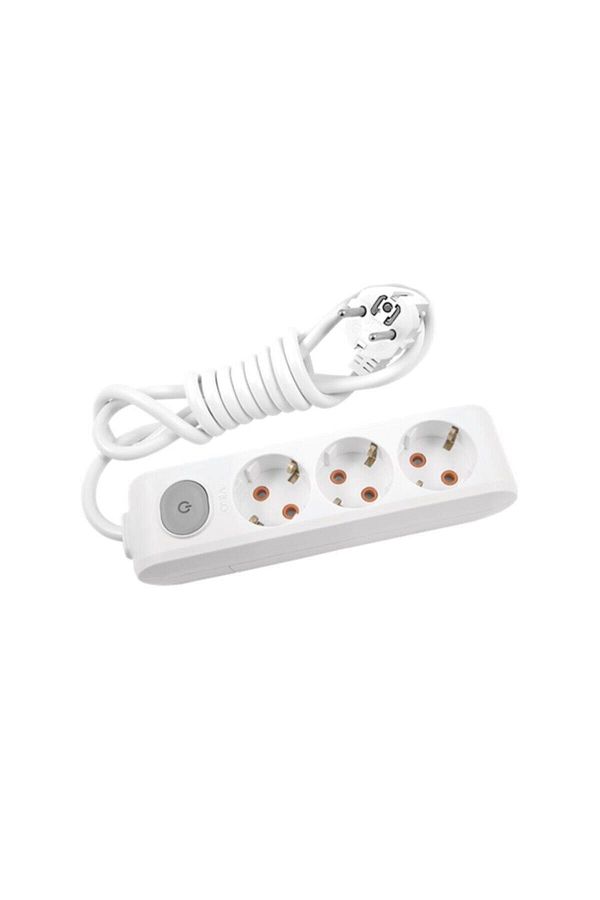 VİKO-Panasonic 3m Child Proof Grounded Wired Triple Socket with Switch 1