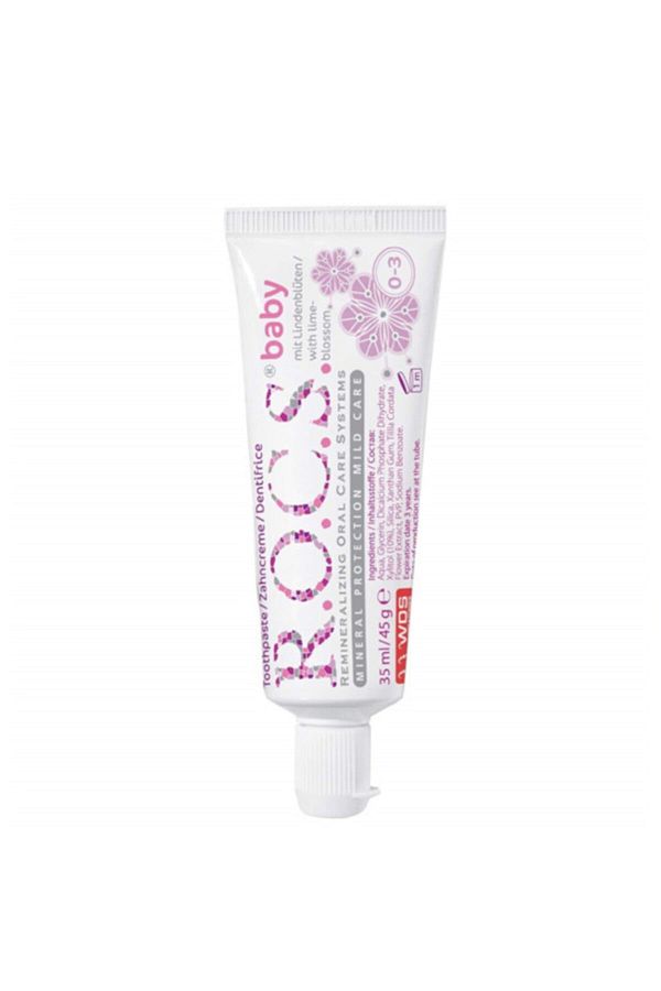 R.O.C.S.-Fluoride-Free Toothpaste with Linden Extract for 0-3 Years Old Baby 1