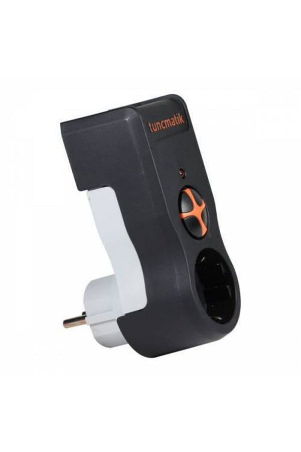 Tunçmatik-TSK5079 Model Single Current Protected Black Socket - Tunçmatik 1