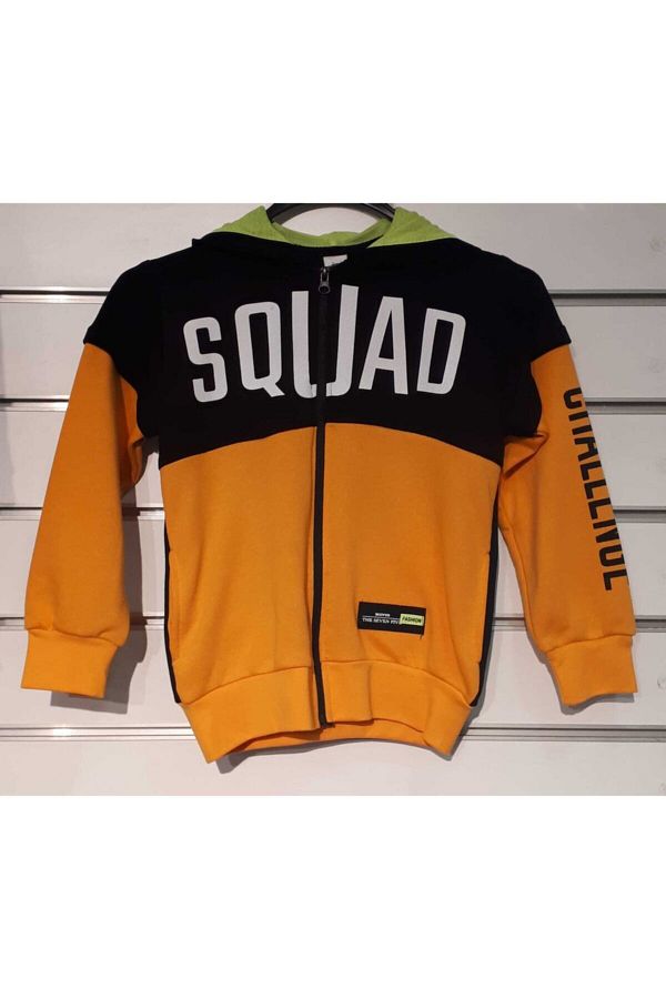Yellow hooded cardigan on sale