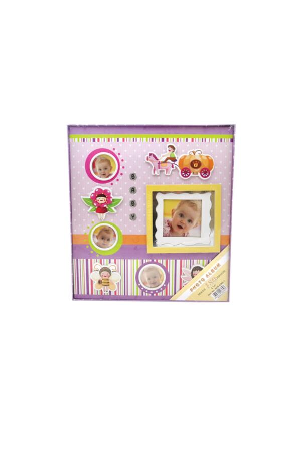 Genel Markalar Sh Album 10 X 15 Cm 180'lik Bebek Fotoğraf Albümü "pembe" 6360-1p