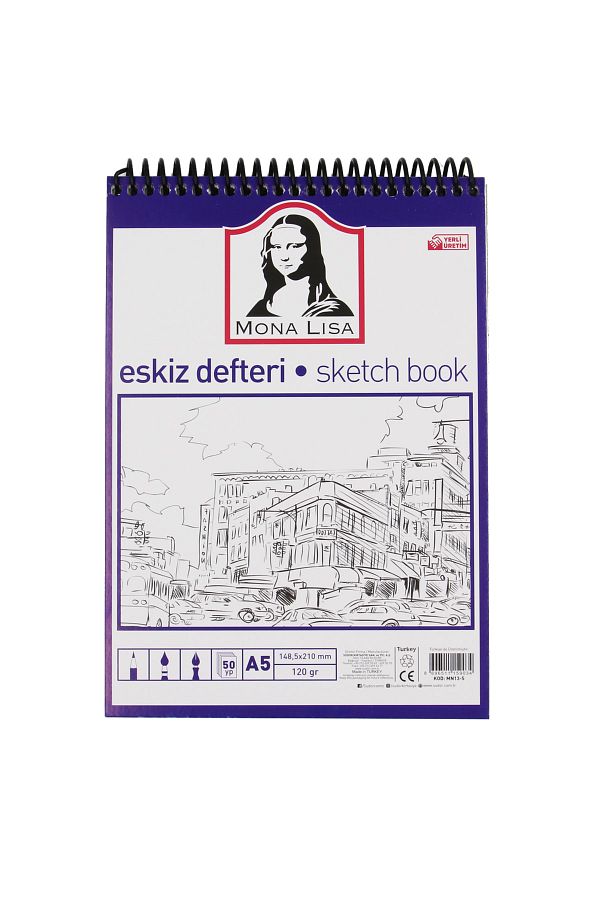 Südor-Mona Lisa A5 50 Sheets Sketchbook 1