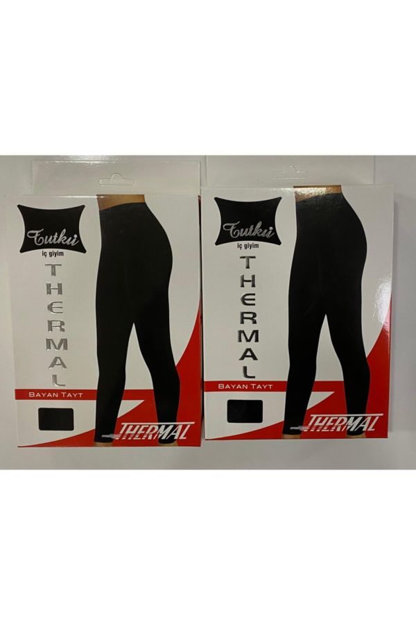 Tutku Women's Black Thermal Tights Underwear - Trendyol