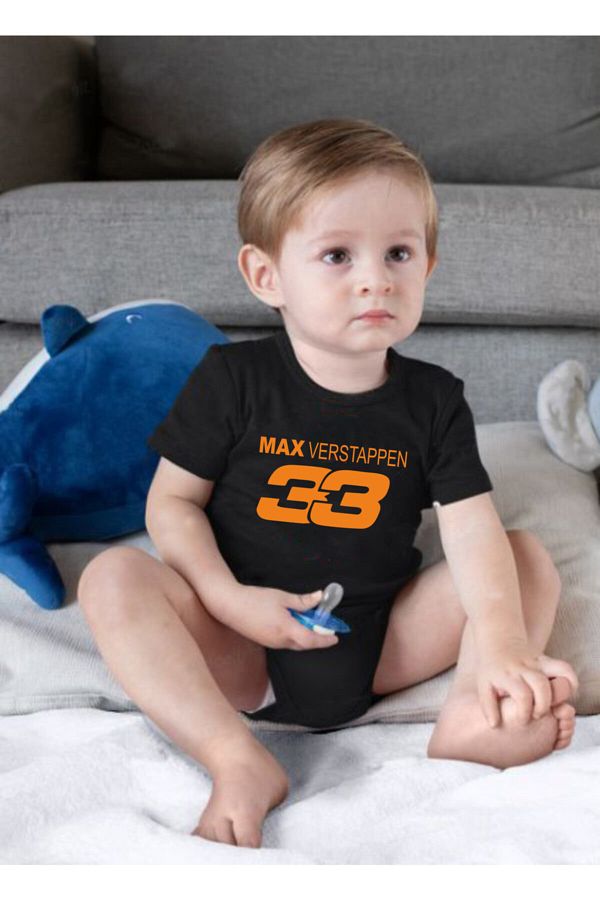 venusdijital Max Verstappen 33 Design Black Baby Z b n Body