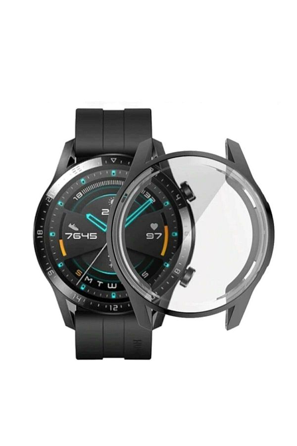Mi7a Huawei Watch GT2 46mm 360 Protection Silicone Case Black Trendyol